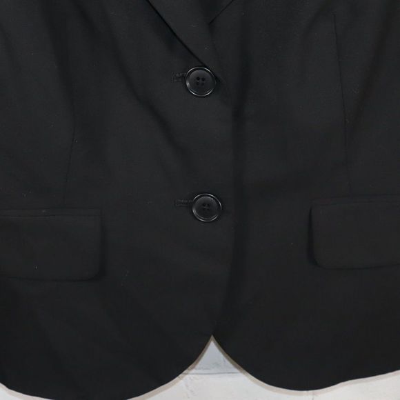 Loft Black Long Sleeve Blazer Women's Size 6 - Picture 2 of 8
